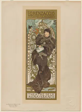 Lorenzaccio, by Alphonse Mucha