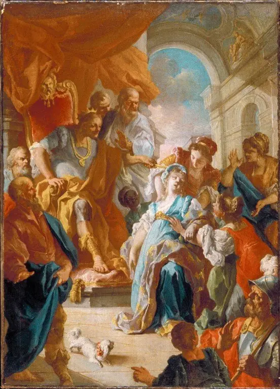 Esther Before Ahasuerus, by Lorenzo De Caro