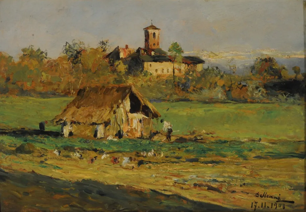 Around Turin, by Lorenzo Delleani, unspecified, 1901