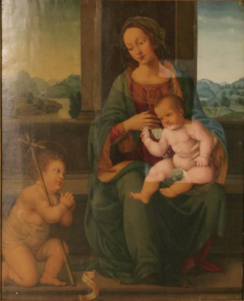 Madonna and Child with the Little St. John Baptist, by Lorenzo di Credi
