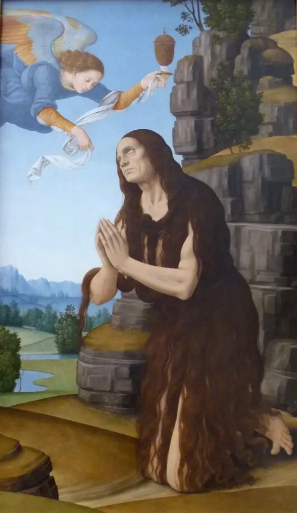Saint Mary of Egypt, by Lorenzo di Credi