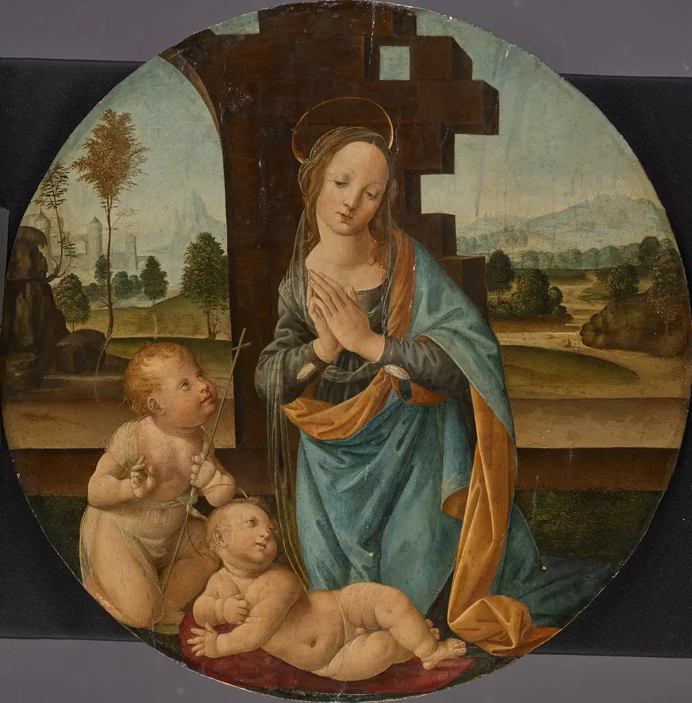 The Virgin and Child with the Young St. John, by Lorenzo di Credi