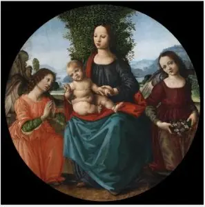 The Virgin and Child with Two Angels, by Lorenzo di Credi