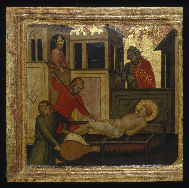 The Martyrdom of Saint Lawrence, by Lorenzo di Niccolò, unspecified, 1412