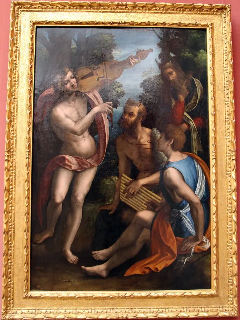 Judgement of Midas, by Lorenzo Leonbruno