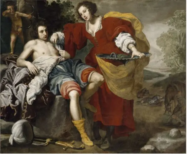 Angelica and Medoro, by Lorenzo Lippi