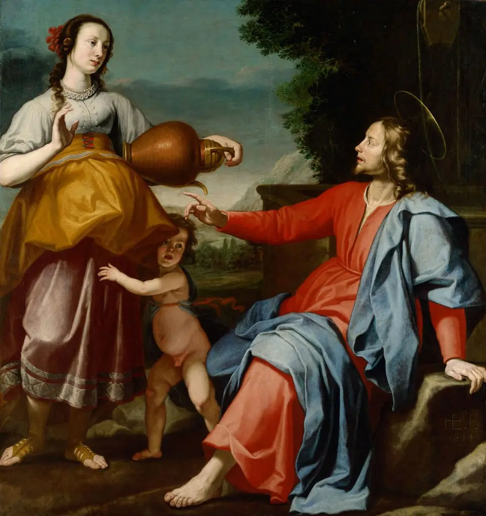 Christ and the Woman of Samaria, by Lorenzo Lippi