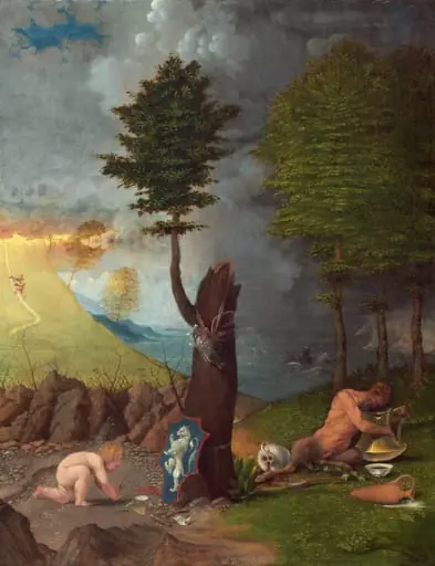 Allegory of Virtue and Vice, by Lorenzo Lotto
