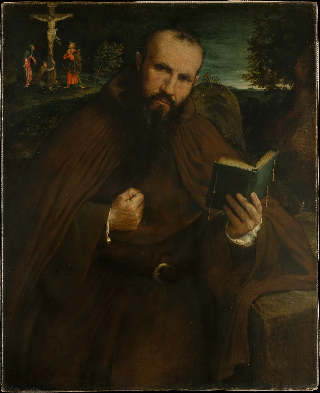 Brother Gregorio Belo of Vicenza, by Lorenzo Lotto, oil, 1547
