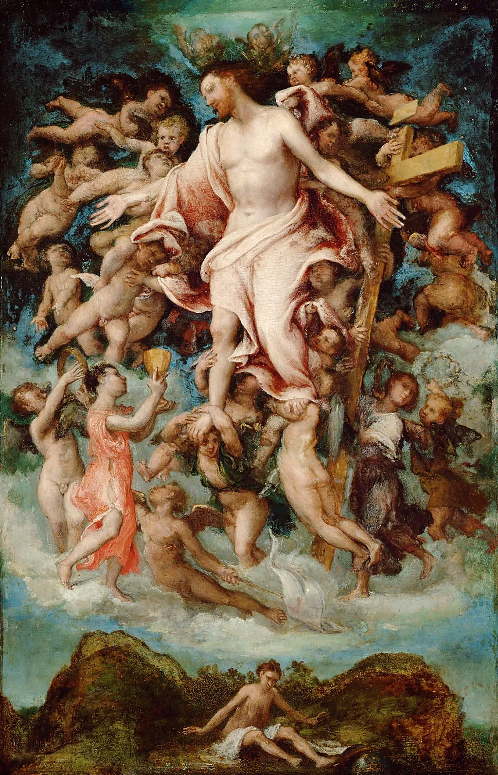 Christ giving his Blood, by Lorenzo Lotto, unspecified, 1540
