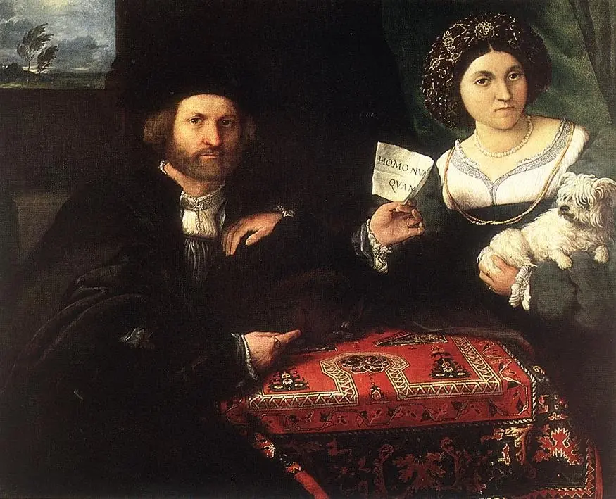 Husband and Wife, by Lorenzo Lotto