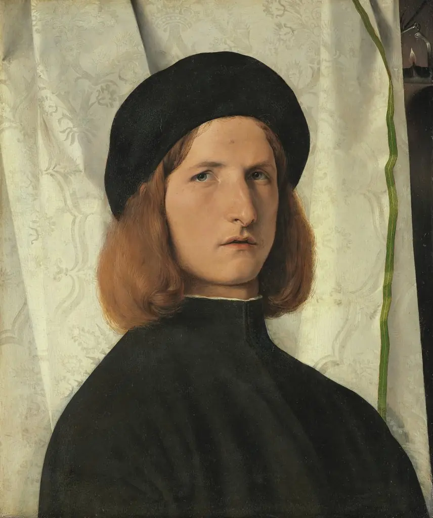 Portrait of a Young Man with a Lamp, by Lorenzo Lotto