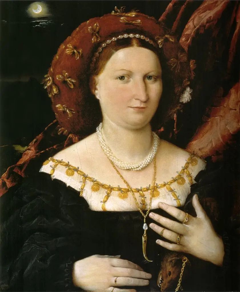 Portrait of Lucina Brembati, by Lorenzo Lotto