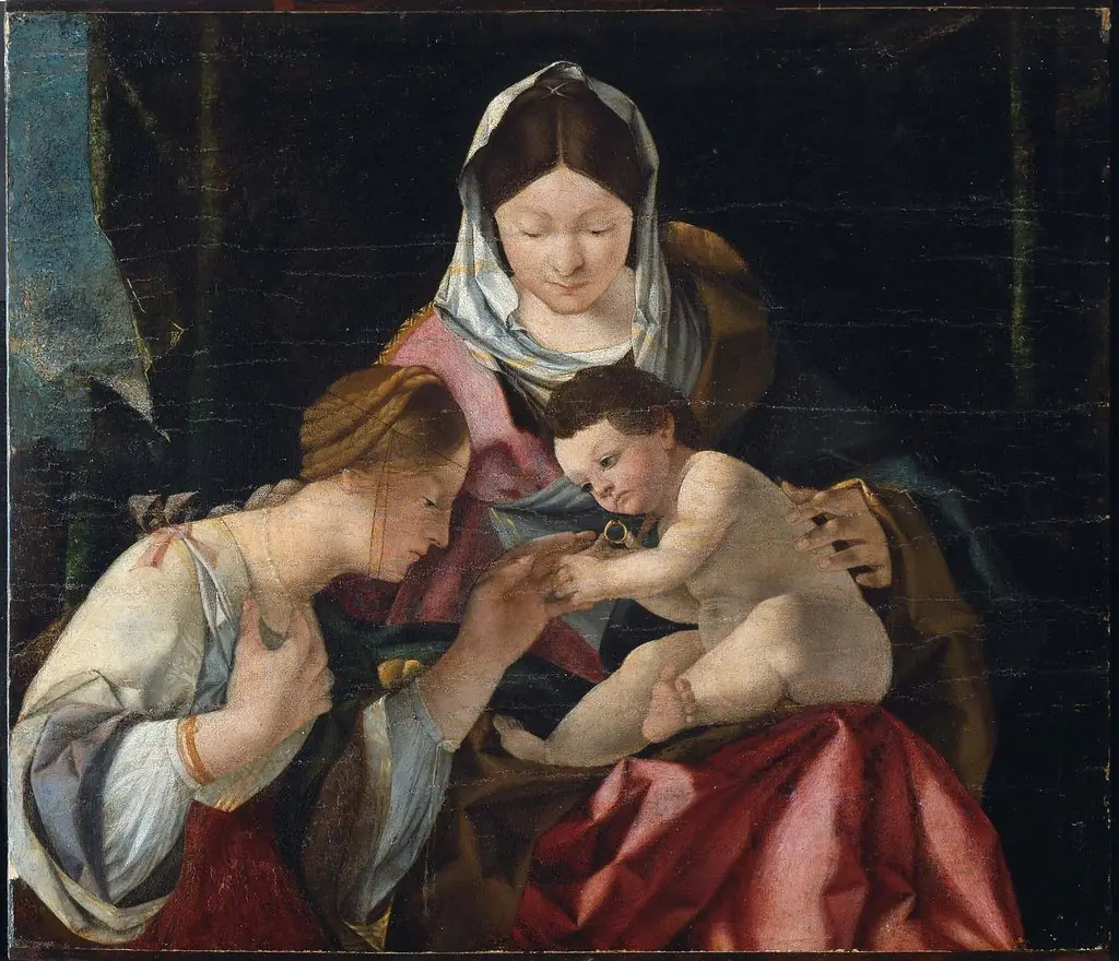 The Mystic Marriage of Saint Catherine, by Lorenzo Lotto