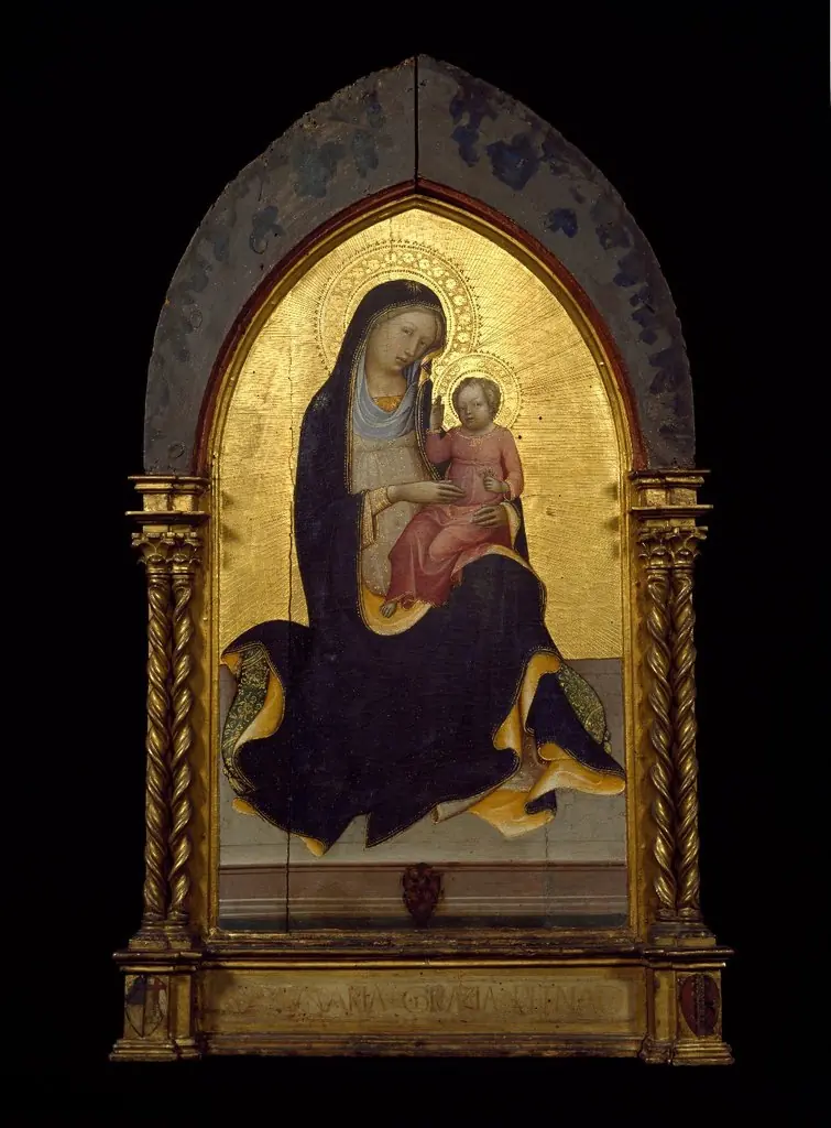 Madonna of humility, by Lorenzo Monaco
