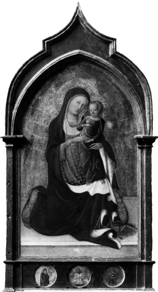 Mary with the Child, by Lorenzo Monaco