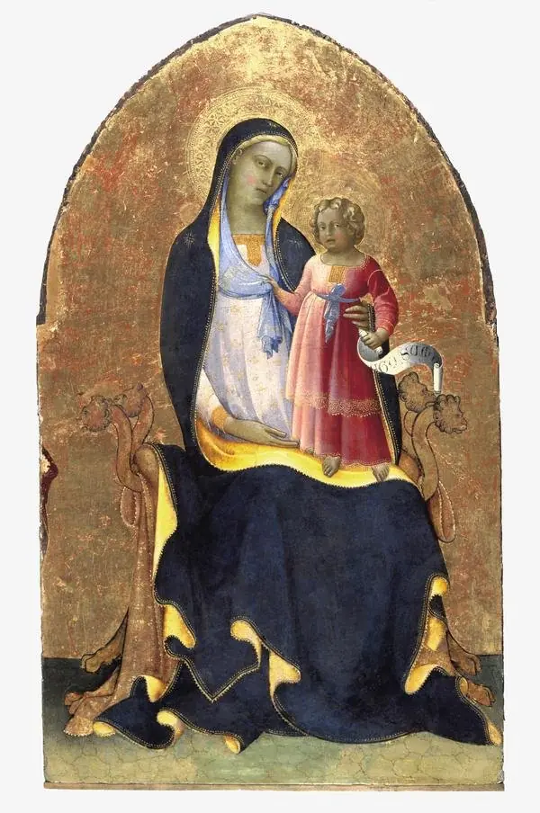 The Virgin and Child Enthroned, by Lorenzo Monaco