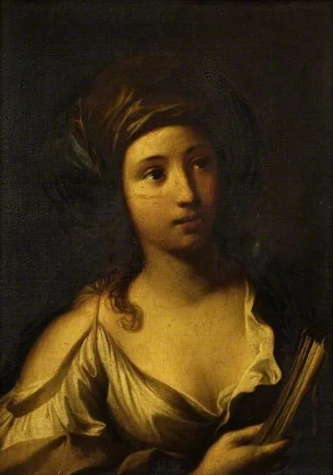 A Sibyl, by Lorenzo Pasinelli, oil, 1650