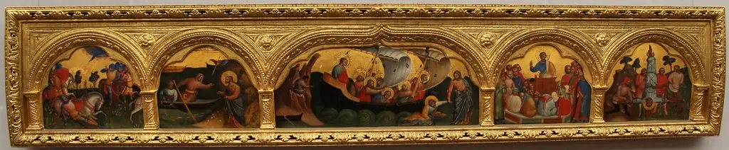 Scenes from the lives of the apostles Petrus and Paulus, by Lorenzo Veneziano