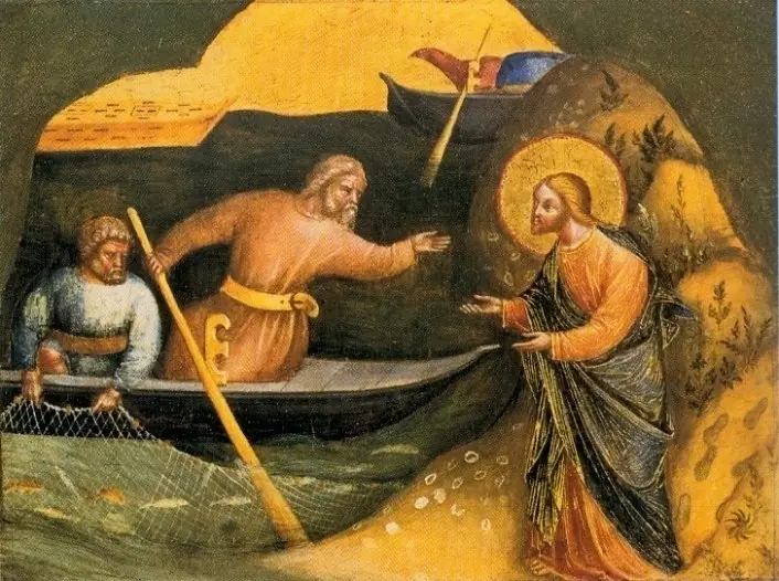 The Calling of Peter and Andrew, by Lorenzo Veneziano