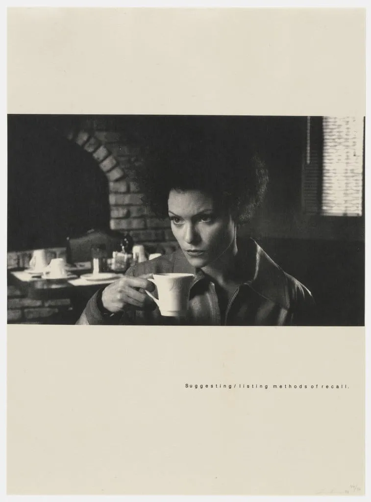 Untitled, by Lorna Simpson, ink, 1998