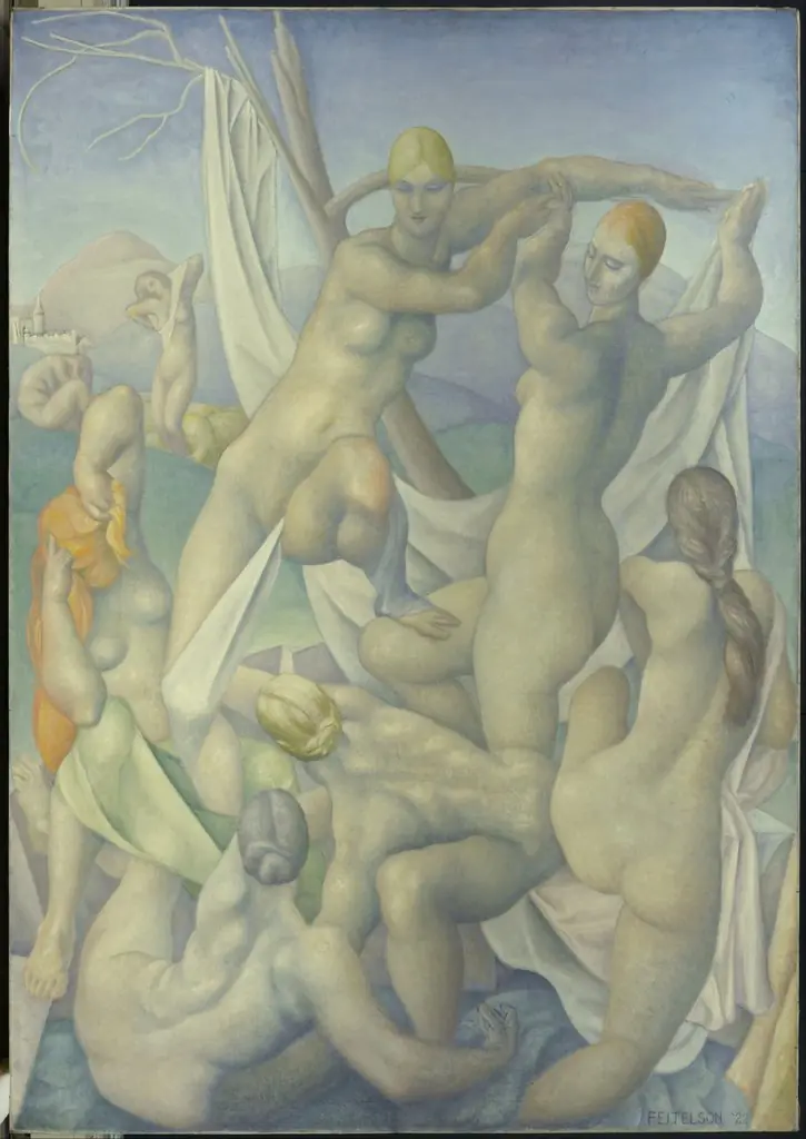 Diana at the Bath, by Lorser Feitelson