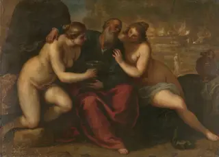 Lot and his Daughters, by Palma il Giovane