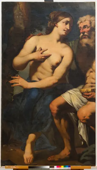Lot und seine Töchter (Fragment)
