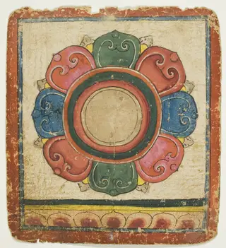 Lotus from a Set of Initiation Cards (Tsakali)
