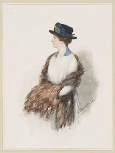 Mrs Stanley Baldwin., by Louie Burrell