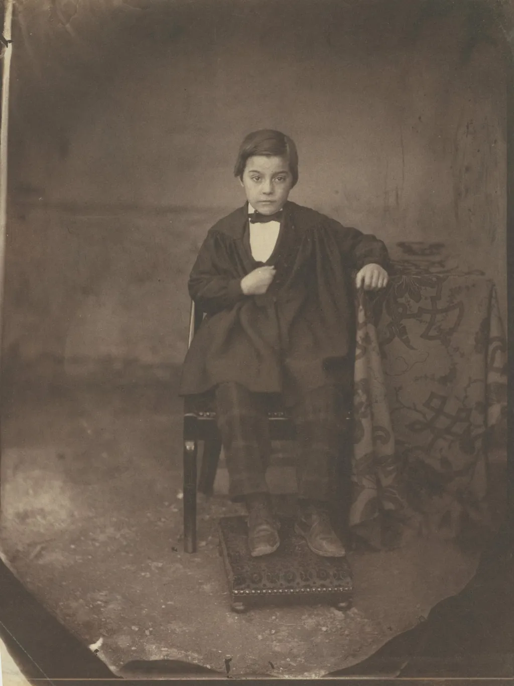 Portrait of a Young Boy, by Louis-Adolphe Humbert de Molard, 1848