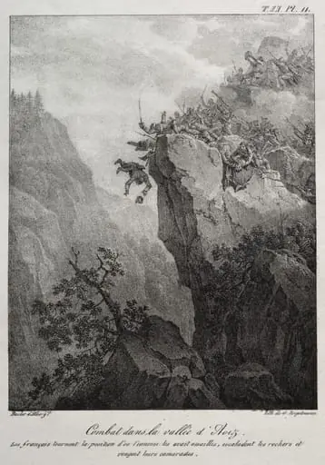 Spanish Campaign: Combat in the Aoiz Valley, Province of Navarre, by Louis Albert Guislain Bacler d'Albe