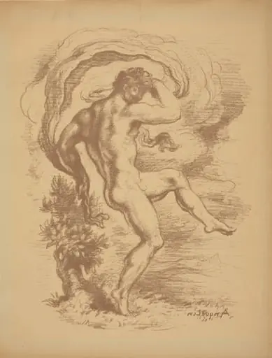 Dancing Nude, by Louis Anquetin