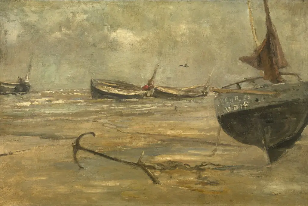 After the Catching of Fish, by Louis Artan