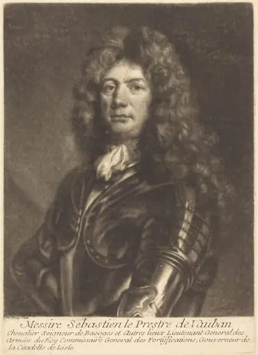 Portrait of M. Sebastien Le Prestre de Vauban, by Louis Bernard
