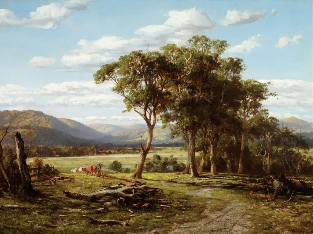 At Lilydale, by Louis Buvelot