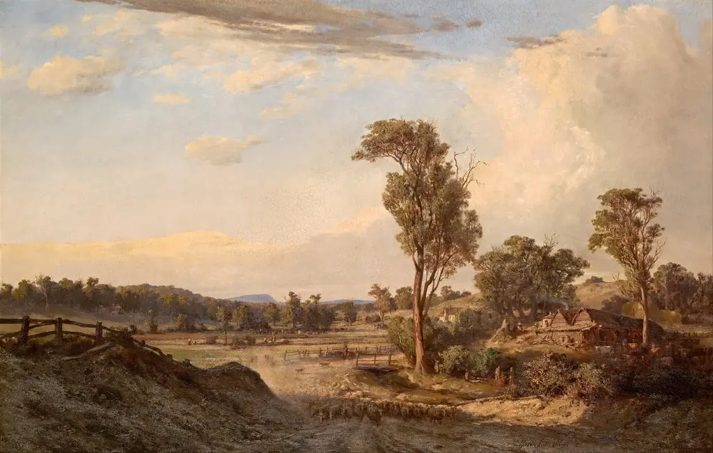 Summer afternoon, Templestowe, by Louis Buvelot