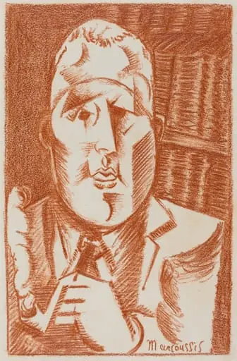 Guillaume Apollinaire, by Louis Casimir Ladislas Marcoussis