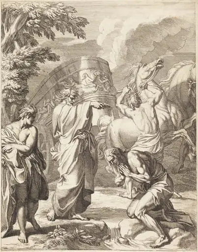 Baptism of the Eunuch, by Louis Chéron