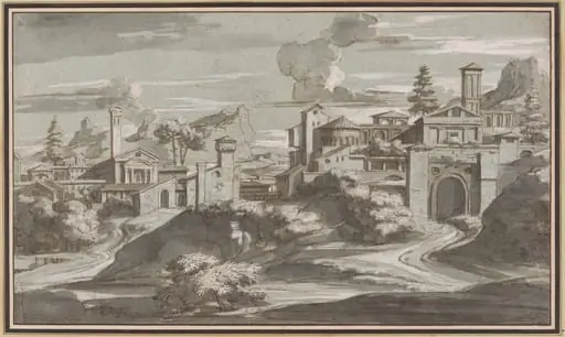 Imaginary Classical Landscape, by Louis Chéron