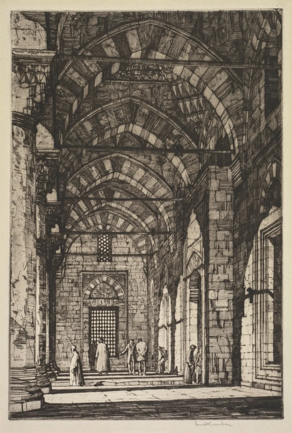 Mosque of Sultan Bayazid, Constantinople, by Louis Conrad Rosenberg, 1927