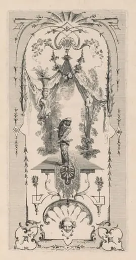 Harlequin, Arabesque, by Louis Crépy