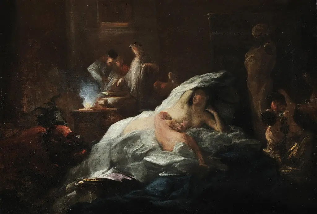 Scène de magie noire ou Bacchanale, by Louis Cretey