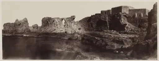 Kaalat el Athlit, Syria, View from the Seaside, by Louis de Clercq