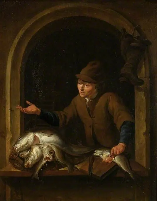 The Fishmonger, by Louis de Moni