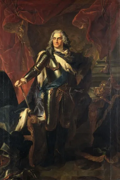 Augustus II the Strong in Armour, by Louis de Silvestre, oil, 1718