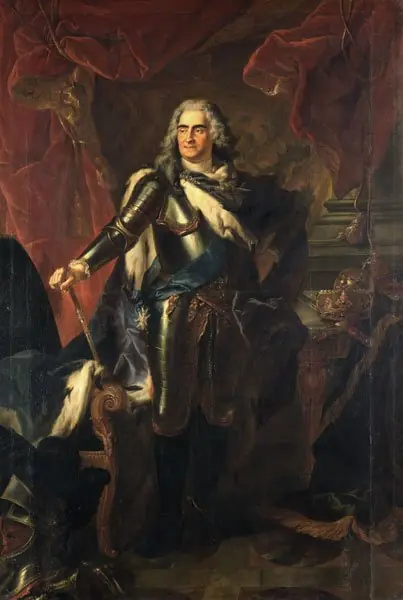 Augustus II the Strong in Armour, by Louis de Silvestre