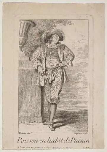 Poisson en habit de Païsan, by Louis Deplaces