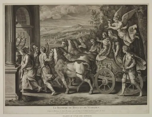 Triumph of Titus and Vespasian, by Louis Desplaces