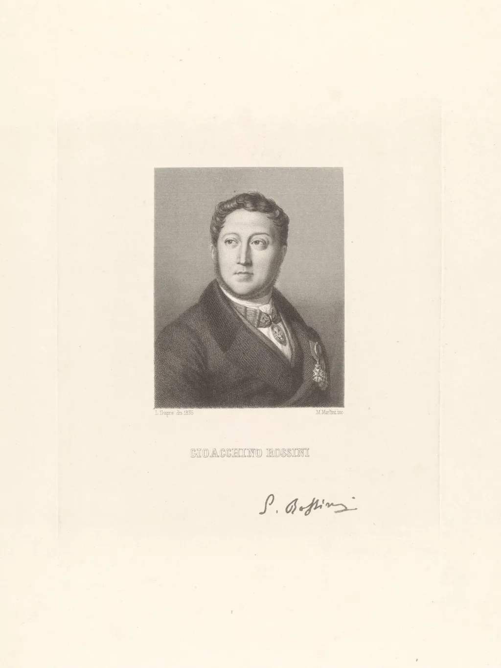 H Beard Print Collection, by Louis Dupré, 1836